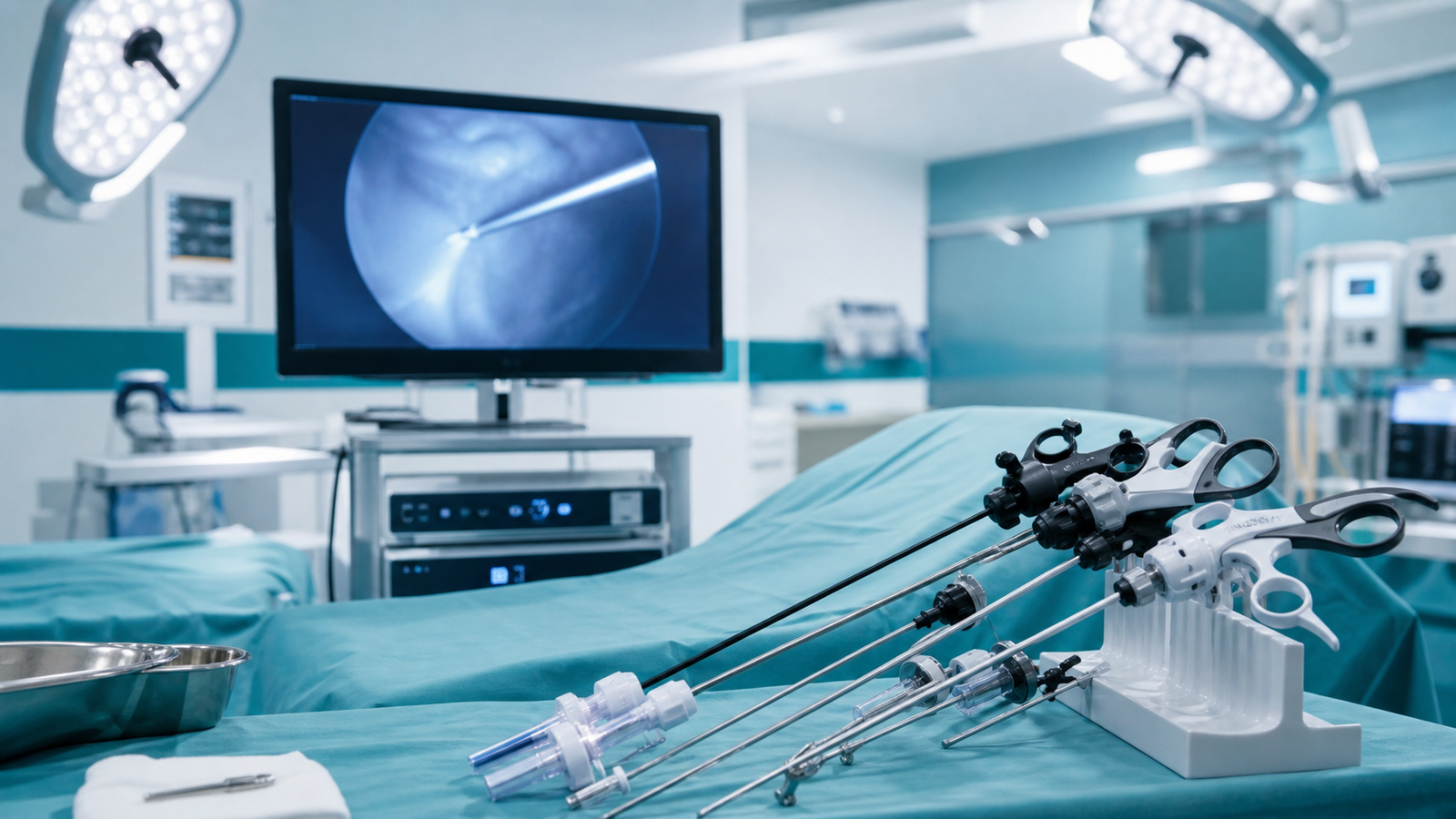 Laparoscopic urology surgical equipment