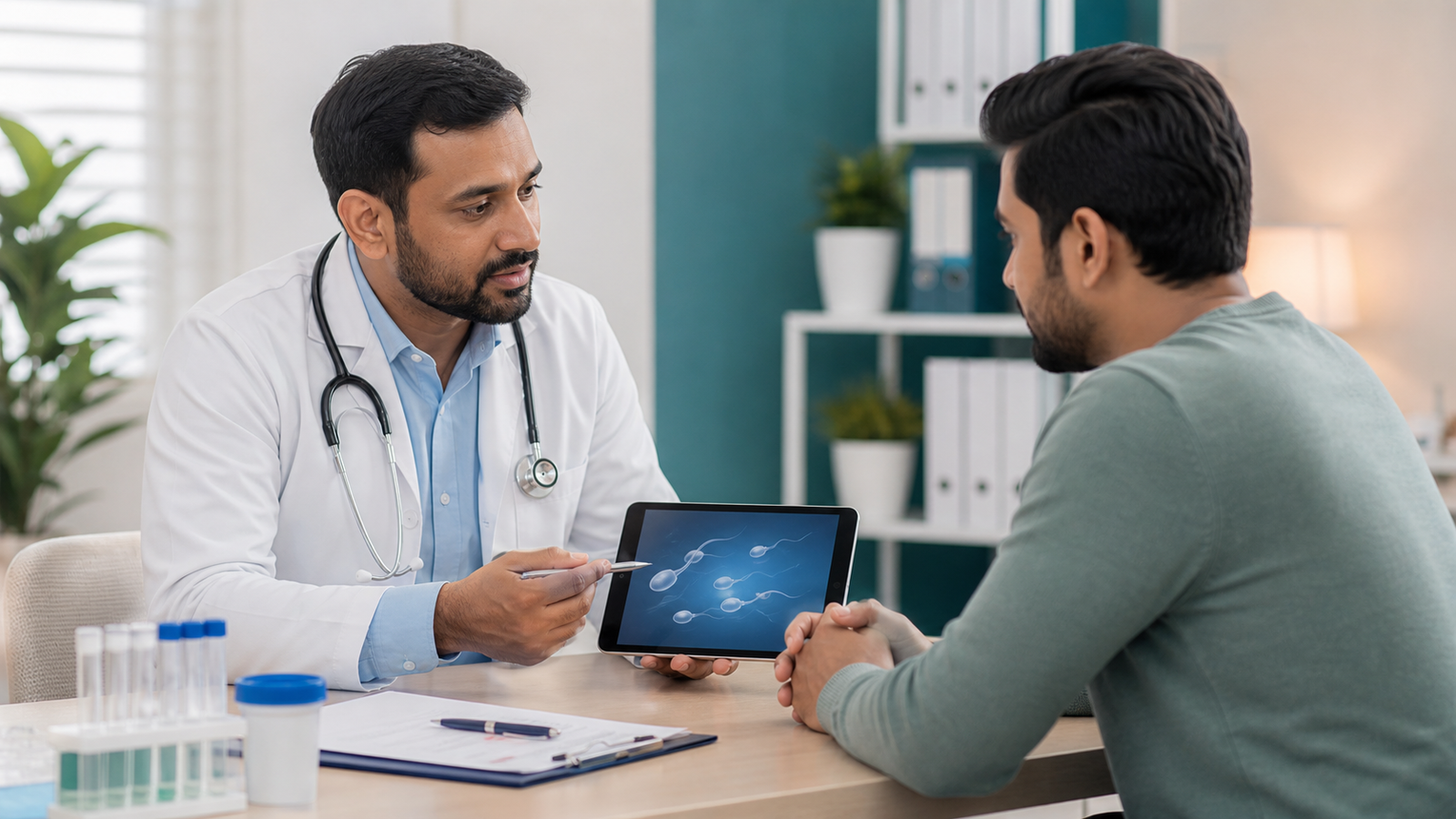Male infertility consultation