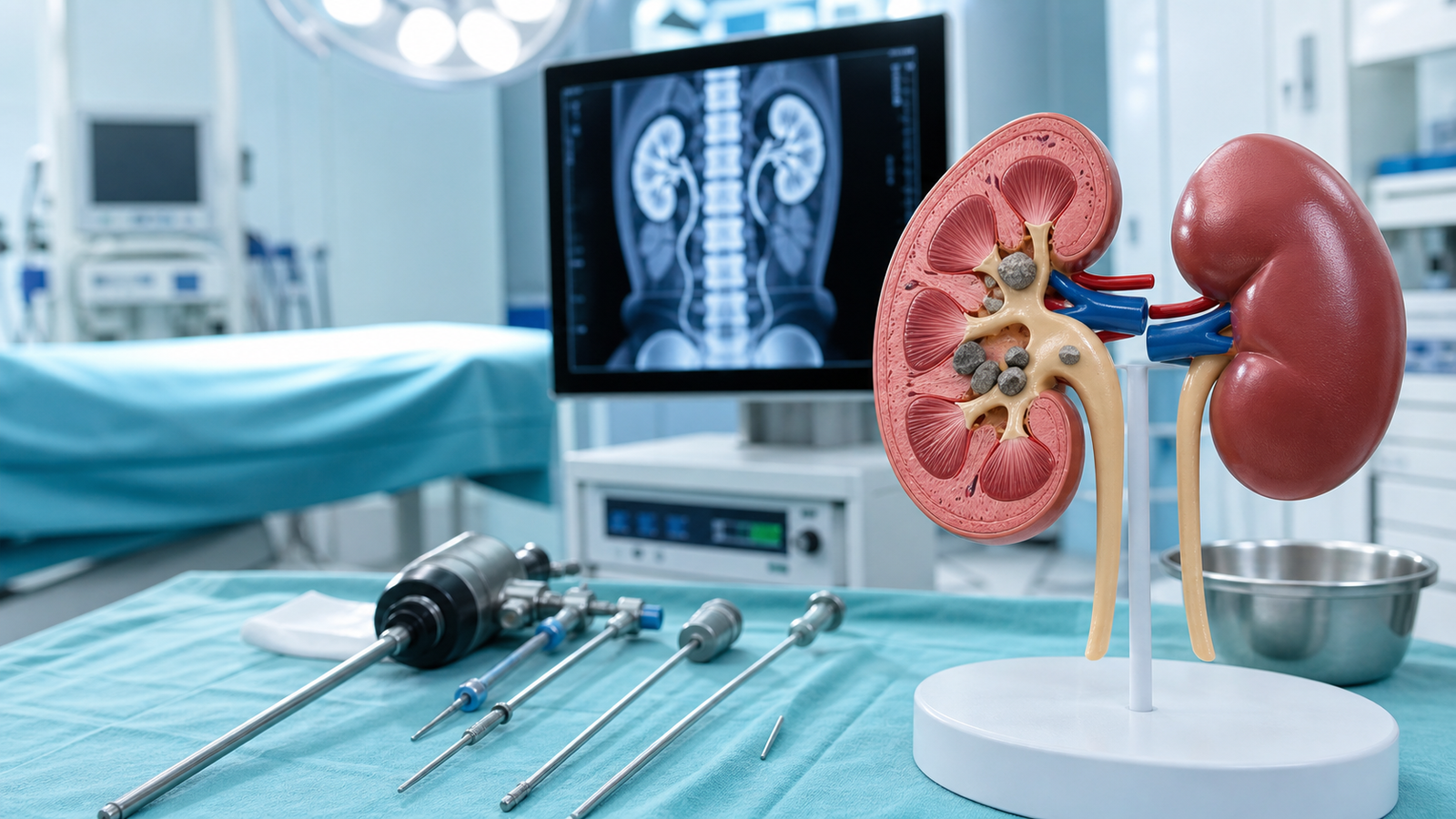 PCNL kidney stone surgery planning