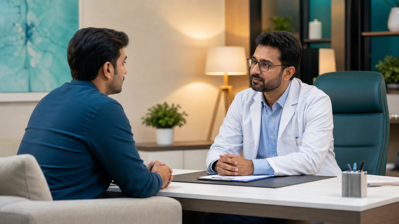 Private men's health consultation